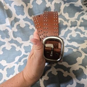 NWT vintage Fossil leather belt sz Small 34inches